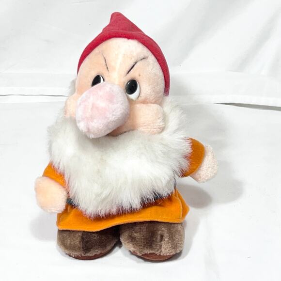 Vintage Disney World Seven Dwarfs Plushie Complete Set of 7 With Tags Snow White - Picture 2 of 15